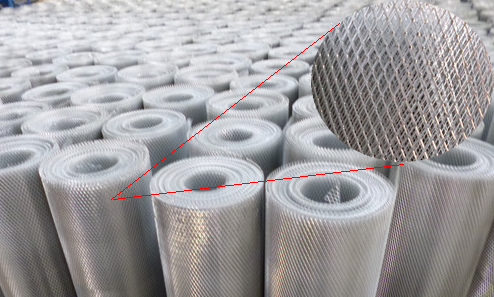 Expanded Mesh for Bridge Construction Uses