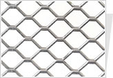 Hexagonal expanded metal sheet 